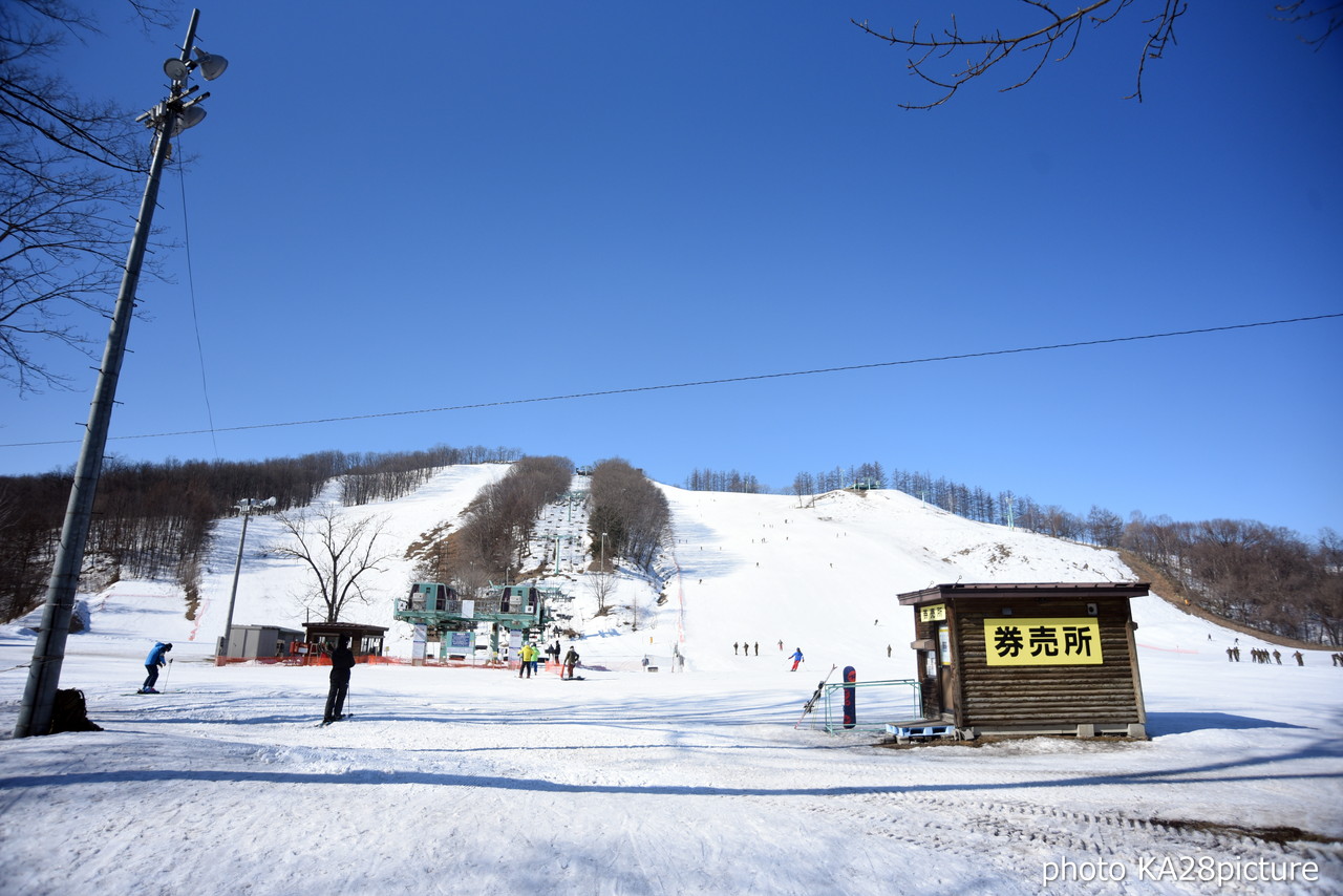 北海道十勝・めむろ新嵐山スキーリゾート メムロスキー場　麗らかな春の日差しを浴びながら。。。